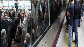 Yolcular Marmaray'dan inmek bilmiyor