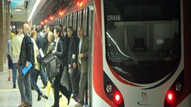 Marmaray Sirkeci istasyonu hizmette