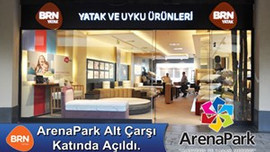 BRN Yatak Arena Park AVM’de showroom açtı!