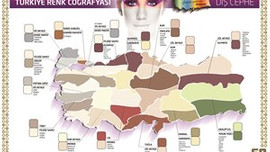 Bu da Türkiye'nin renk haritası!