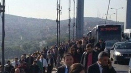 Köprü yaya geçidine döndü