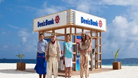 Denizbank 500t'de reklam çekti