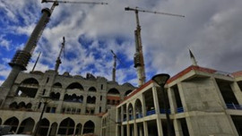 Çamlıca Camii inşaatında yolun sonu görüldü