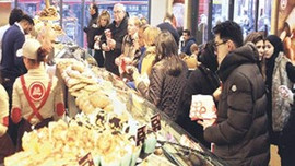 İngilizlere somonlu simit