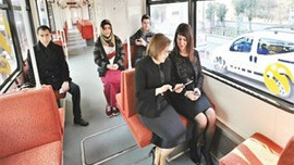 Tramvayda bedava internet