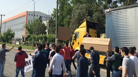 Coşkunöz`de de üretim durdu!