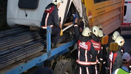 İstanbul'un göbeğinde feci kaza!