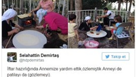 Demirtaş’ın fotoğrafı sosyal medyada olay oldu