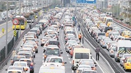 Trafikteki araç sayısı yüzde 33 arttı!