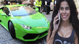 Asena Erkin Lamborghini'sini satamadı