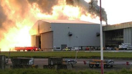 Dublin Havalimanı'nda yangın!