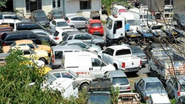 Otoparklarda icralık araç patlaması