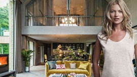 Dünyaca ünlü model Kate Moss'un evi!