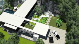 Tayland'da mavi ve yeşilin ortasında bulunan muhteşem villa