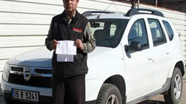 Geçmediği köprüden 112 lira ceza aldı