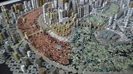50 bin tane metal parayla şehir kurdu!