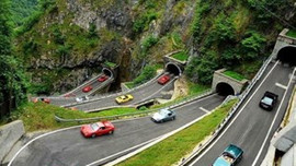 Mimari harikası yollar göz kamaştırdı