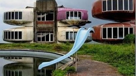 Tayvan'da inşa edilen UFO köyü kaderine terk edildi