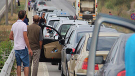 Kapıkule’de büyük kuyruk! 7 kilometreyi aştı