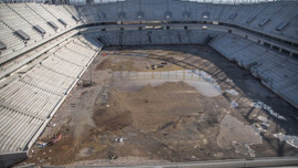 Yeni Adana Stadı'nın inşasında 300 işçi çalışıyor