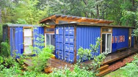 İşte konteynerın içindeki muhteşem yaşam...