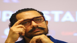 Aamir Khan, yeni filminin tanıtımı amacıyla...
