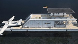 Bu elektrikli tekne adeta yüzen bir ev