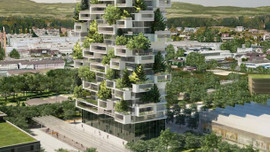 117 metrelik bu gökdelen aynı zamanda bir orman!