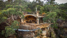 Miras kalan mağarayı muhteşem bir eve dönüştürdü!