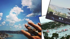 Ünlülerin Boğaz'a nazır evlerinden muhteşem görüntüler