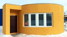 işte 24 saatte inşa edilen 3 boyutlu ev!