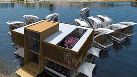 Fırat Nehri'ne yüzen oteller!