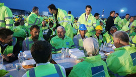Başbakan Yıldırım 3. Havalimanı’nda iftar açtı