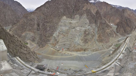 Yusufeli Barajı'nda inşaat çalışmaları sürüyor!