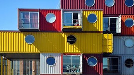 Konteynerlardan yerleşim yeri yaptılar