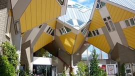 İşte Rotterdam'ın küp evleri!