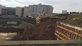 GÜNCELLEME - Ataşehir'de toprak kayması