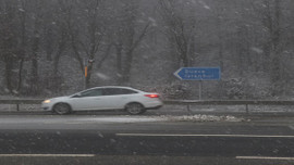 Bolu Dağı'nda yoğun kar yağışı başladı
