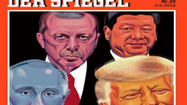 Alman Spiegel'in kapağında Erdoğan