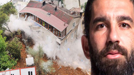 Arda Turan'dan yıkılan bina ile ilgili açıklama!