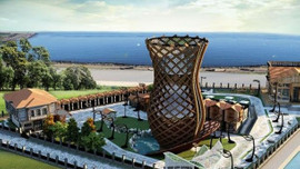 Rize'ye dev bardak heykelli 'Çay Çarşısı' kuruluyor