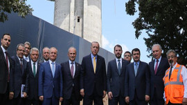 Erdoğan Çamlıca Kulesi'ni inceledi