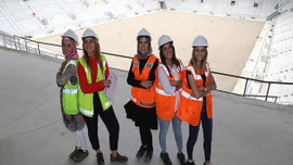 Yeni Ordu Stadı'na kadın eli değdi