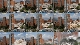 Escobar'ın Medellin'deki evi patlayıcı ile yıkıldı