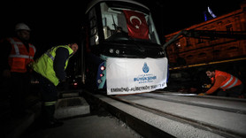 Eminönü-Alibeyköy hattında ilk test sürüşü!