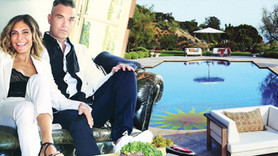 Ayda ve Robbie Williams evinin kapılarını açtı