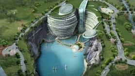 100 metre derinlikte otel inşa ettiler..!