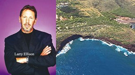 Oracle'ın patronu Hawaii'de ada kaptı