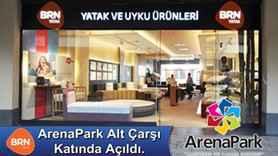 BRN Yatak Arena Park AVM’de showroom açtı!