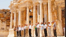 Pamukkale antik tiyatronun restorasyonu tamamlandı